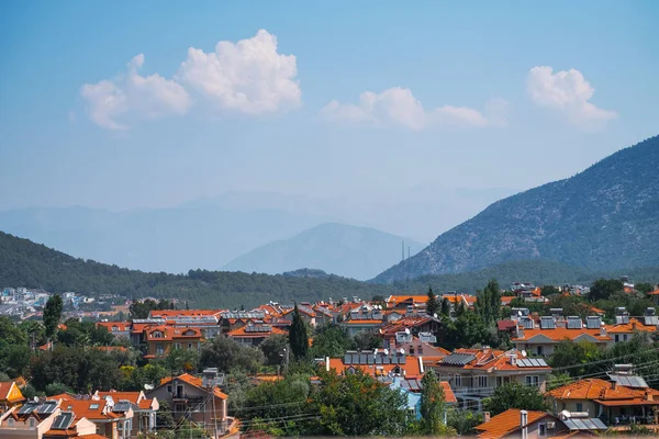 Вид Місто Олуденіз Фетія Туреччина — стокове фото