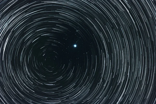 Estrella Polar Pole Star Polo Celeste Del Norte — Foto de Stock