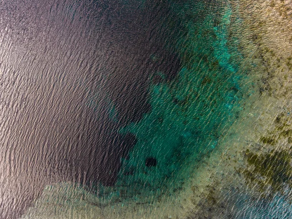 Veduta Aerea Del Lago Carsico Chiamato Goluboye Ozero Blue Lake — Foto Stock