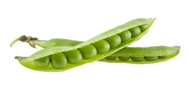 Beyaz arka plan closeup izole bezelye