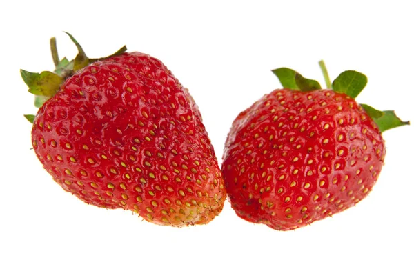 红色，多汁的草莓 — 图库照片