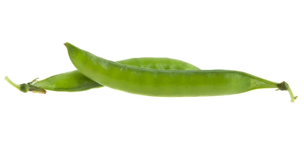 Guisantes aislados sobre fondo blanco — Foto de Stock