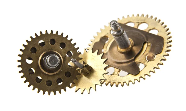 Aged gear from a clock — Stock Photo, Image