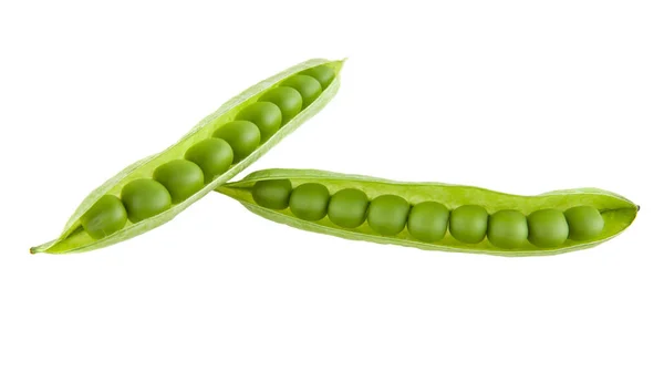 Peas isolated on white background closeup — Stock Photo, Image