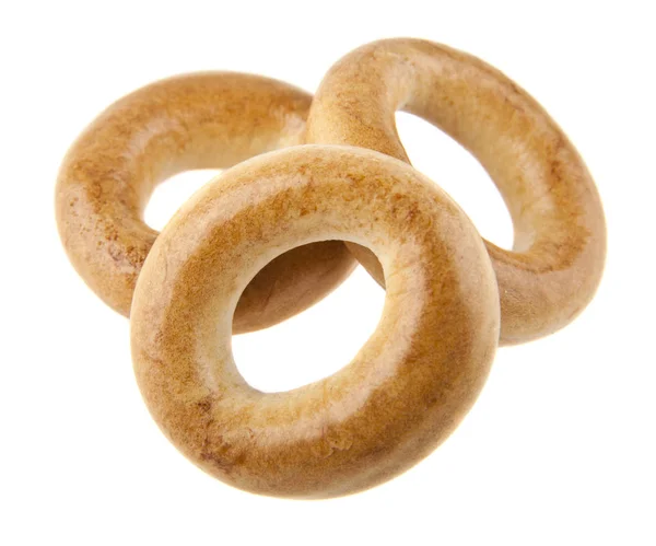 Bagels aislados sobre fondo blanco — Foto de Stock