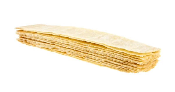 Chips sind isoliert auf weißem Hintergrund — Stockfoto