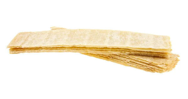 Chips são isolados em um fundo branco — Fotografia de Stock