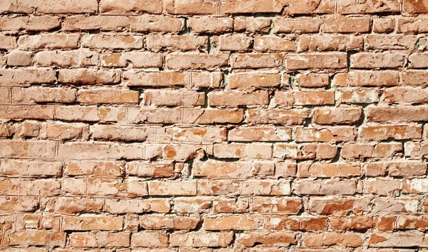 Eski model tuğla duvarın arka planı — Stok fotoğraf