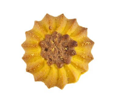 Beyaz adam izole kurabiye kurabiye