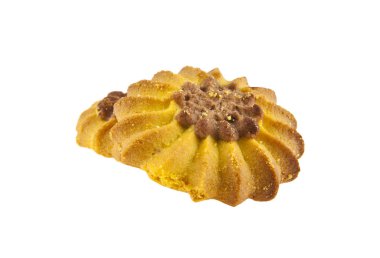 Beyaz adam izole kurabiye kurabiye