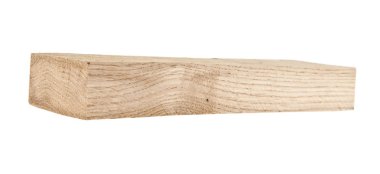 Tahta beyaz arkaplanda izole edildi 