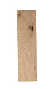 Tahta beyaz arkaplanda izole edildi 