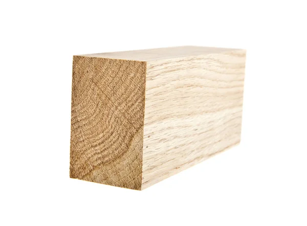 Tablero de madera aislado sobre fondo blanco — Foto de Stock