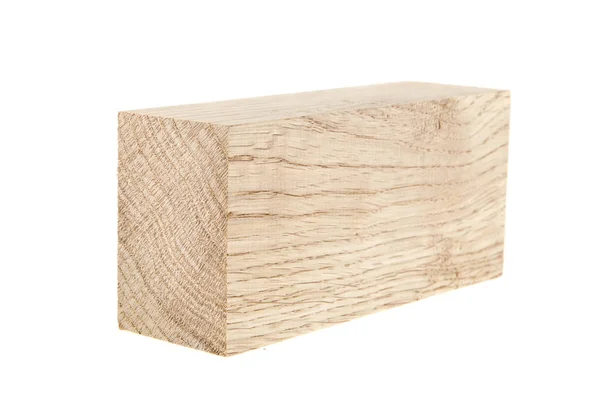 Tablero de madera aislado sobre fondo blanco — Foto de Stock
