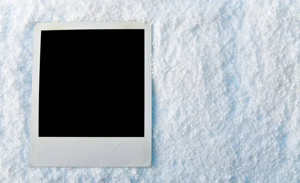 Picture in to snow — Stock Photo, Image