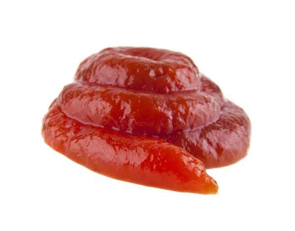 Ketchup su fondo bianco — Foto Stock