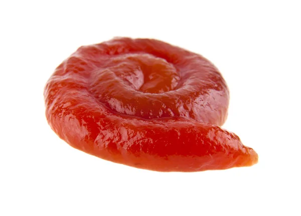 Ketchup auf weißem Hintergrund — Stockfoto