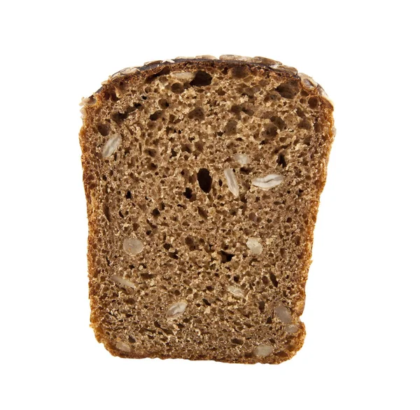 Bröd på vit bakgrund — Stockfoto