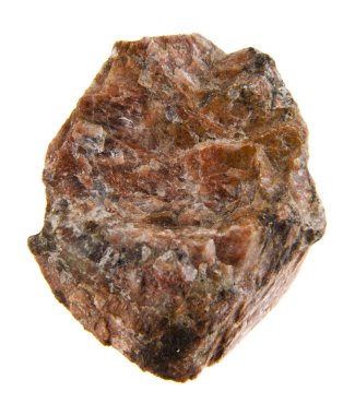 Beyaz arkaplanda taş 