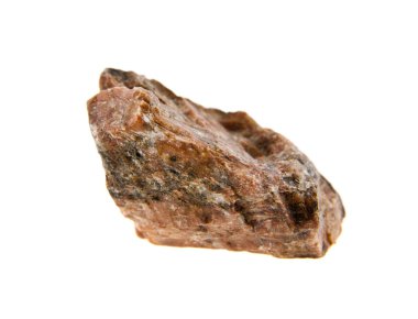 Beyaz arkaplanda taş 