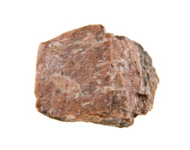 Beyaz arkaplanda taş 