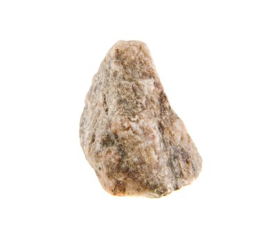 Beyaz arkaplanda taş 