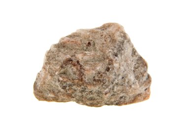 Beyaz arkaplanda taş 