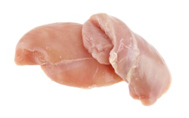 domuz eti beyaz zemin üzerine 