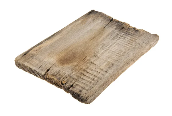 Tablero de madera sobre fondo blanco — Foto de Stock