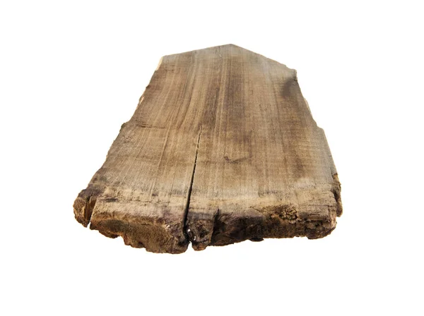 Drewniana deska na białym tle — Zdjęcie stockowe