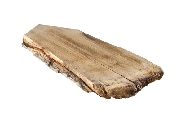 Drewniana deska na białym tle — Zdjęcie stockowe