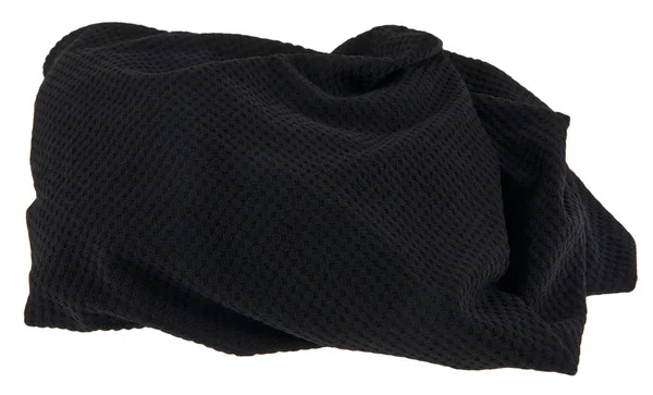 Black cloth on white background — Stock Photo, Image
