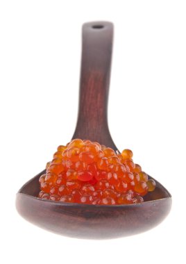 tahta kaşıkla havyar