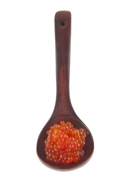 tahta kaşıkla havyar