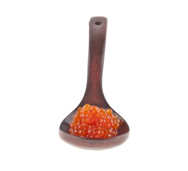 tahta kaşıkla havyar