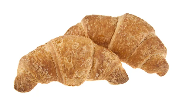 Croissant isolado no fundo branco — Fotografia de Stock