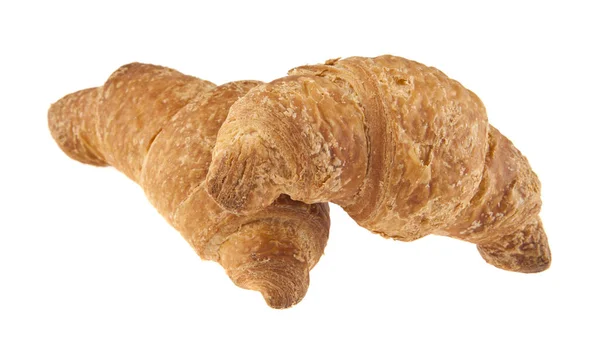 Croissant aislado sobre fondo blanco — Foto de Stock