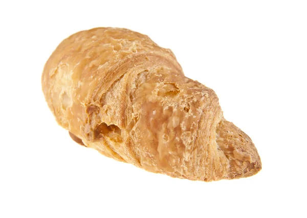 Croissant isolado no fundo branco — Fotografia de Stock