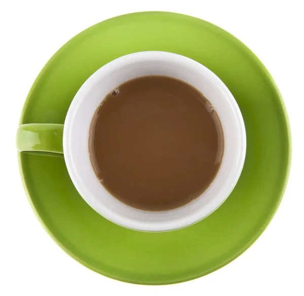 Groene koffiekop — Stockfoto