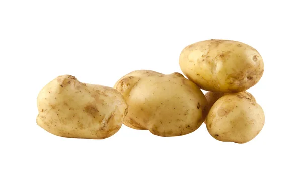 Potatoes on white background — Stock Photo, Image