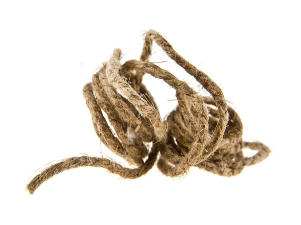 Rope on white background — Stock Photo, Image