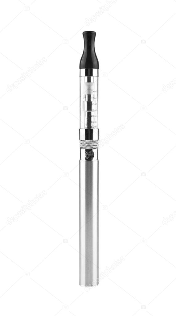 electronic cigarette on white background