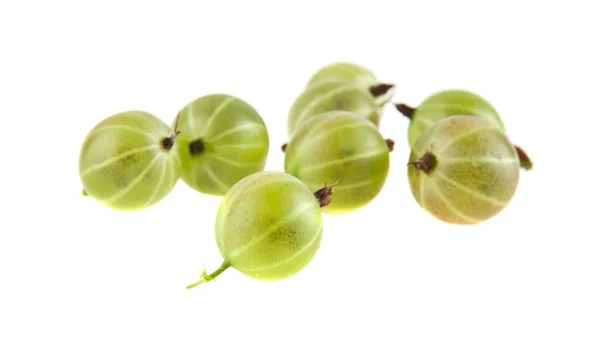 Gooseberry on white background — Stock Photo, Image