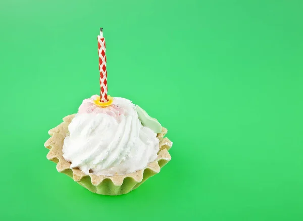 Bolo com creme — Fotografia de Stock