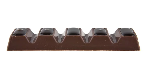 Σοκολάτα σε λευκό φόντο — Φωτογραφία Αρχείου