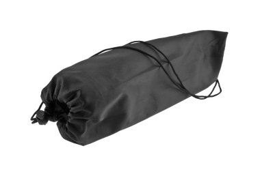 Beyaz arka planda siyah çanta