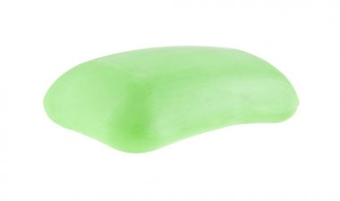 beyaz zemin üzerine sabun