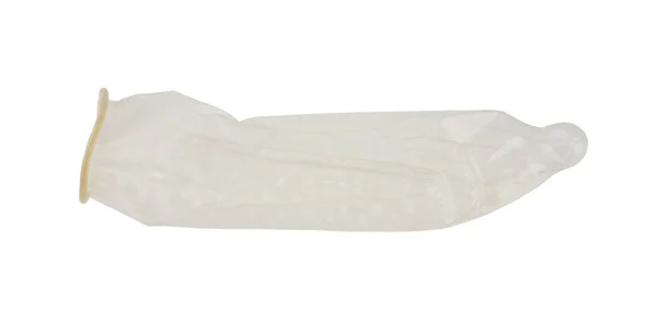 Condón sobre fondo blanco — Foto de Stock