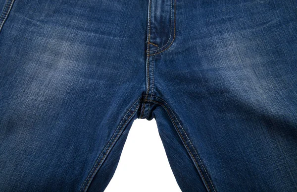 Jeans på vit bakgrund — Stockfoto