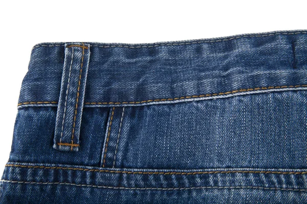 Jeans su sfondo bianco — Foto Stock